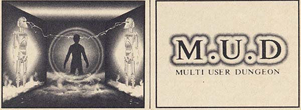 MUD logo from Acorn User magazine October 1985, page 17