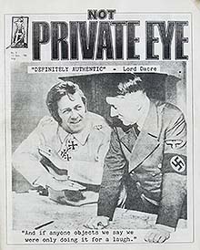 Not Private Eye magazine cover 10 December 1986