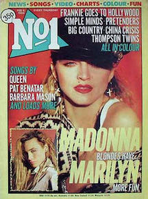 Madonna on the cover of No1 magazine
