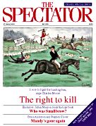 Spectator magazine front cover 2001. claims to be the oldest continuously-published magazine in the English language