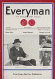 Everyman magazine pre-launch cover in 1933 with Beaverbrook on the cover