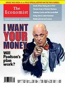 Economist 2008 Paulson cover