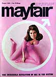 Mayfair men's magazine august 1966 first issue cover
