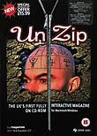 Unzip interactive music magazine front cover